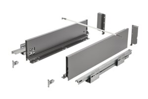 GTV AXISPRO Push to Open Комплект ящика h-120мм L-500мм, антрацит