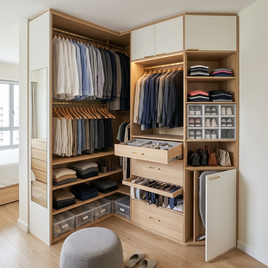 Гардеробная вместо шкафа: как спланировать хранение под ваш образ жизни (и не потерять полезные сантиметры)