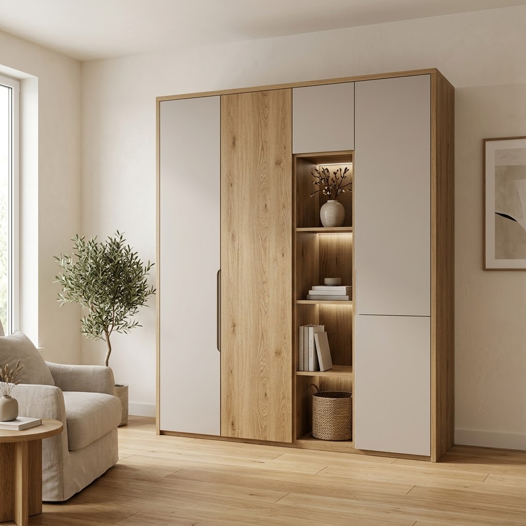 Шкаф комбинированный с открытыми нишами